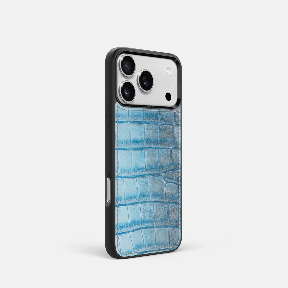 Sport Case For iPhone 18 Pro In Himalayan Crocodile -2 | Ice-Blue