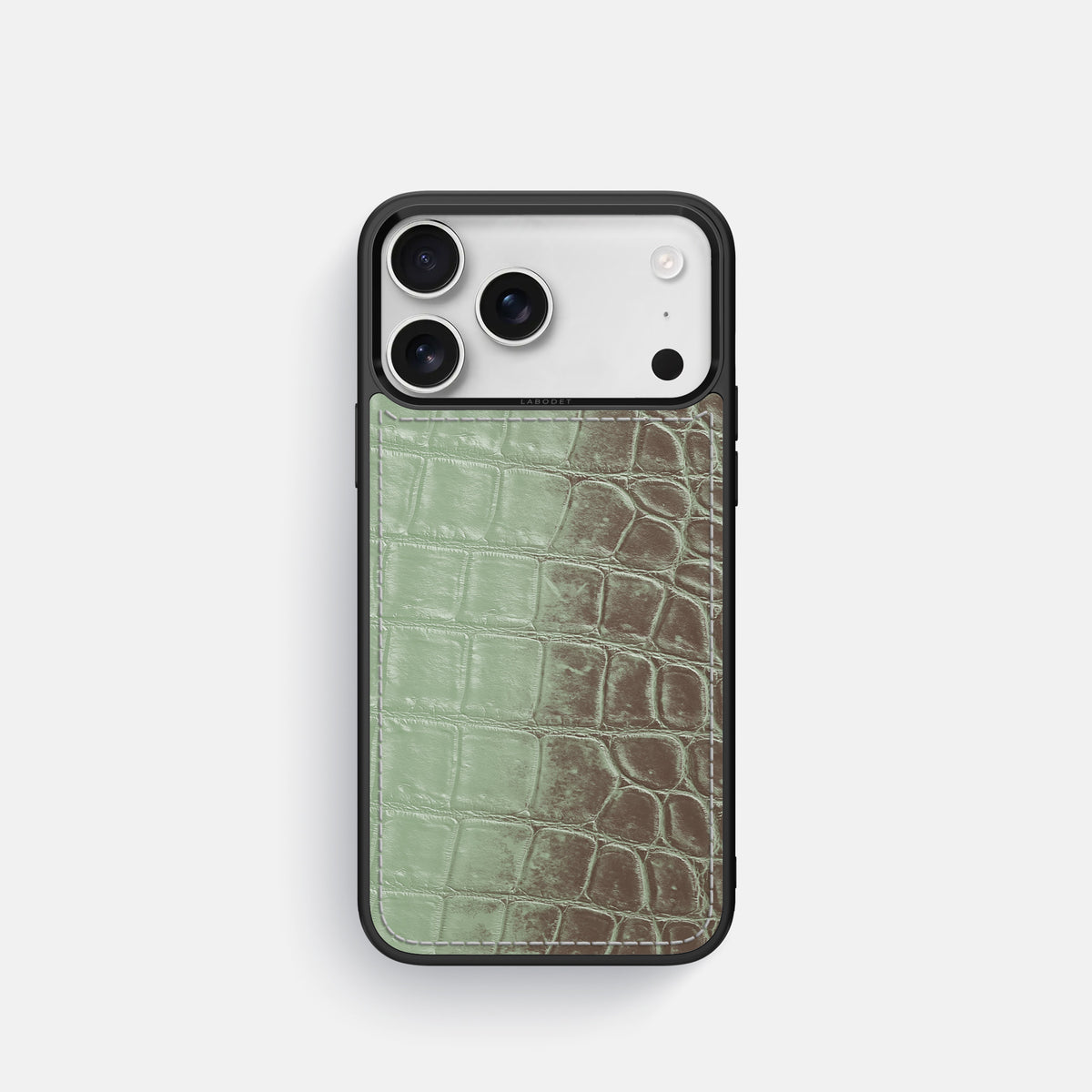 Pistachio iPhone 17 Pro Sport Case In Himalayan Crocodile -1 | Pistachio