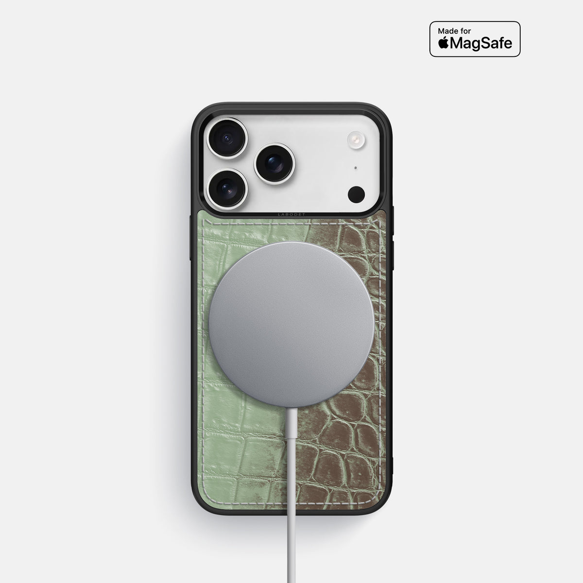 Pistachio iPhone 17 Pro Sport Case In Himalayan Crocodile -5 | Pistachio
