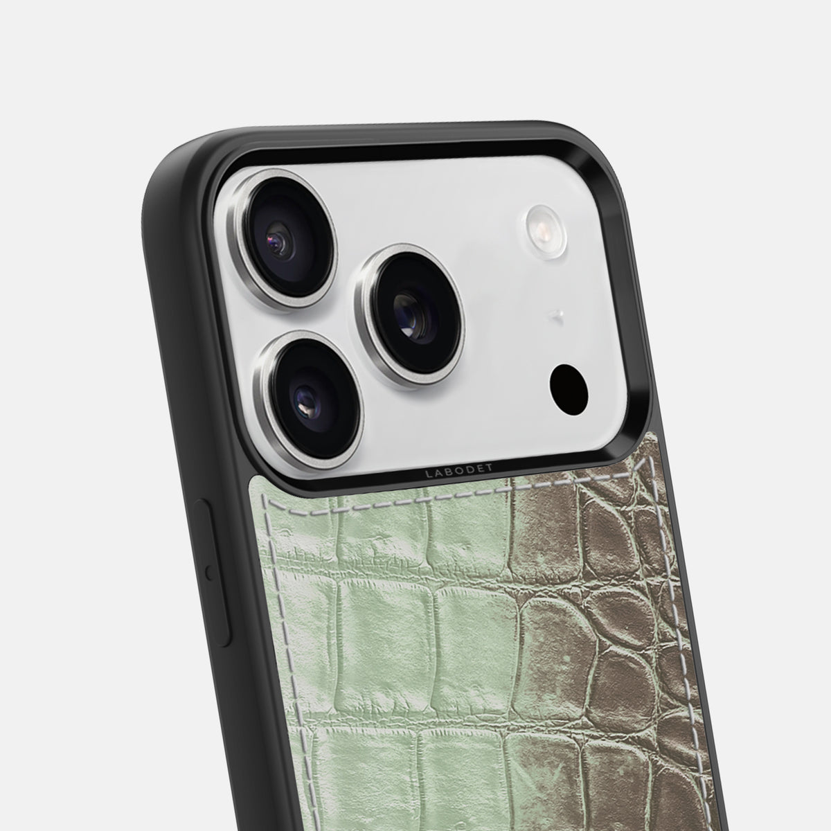 Pistachio iPhone 17 Pro Sport Case In Himalayan Crocodile -6 | Pistachio