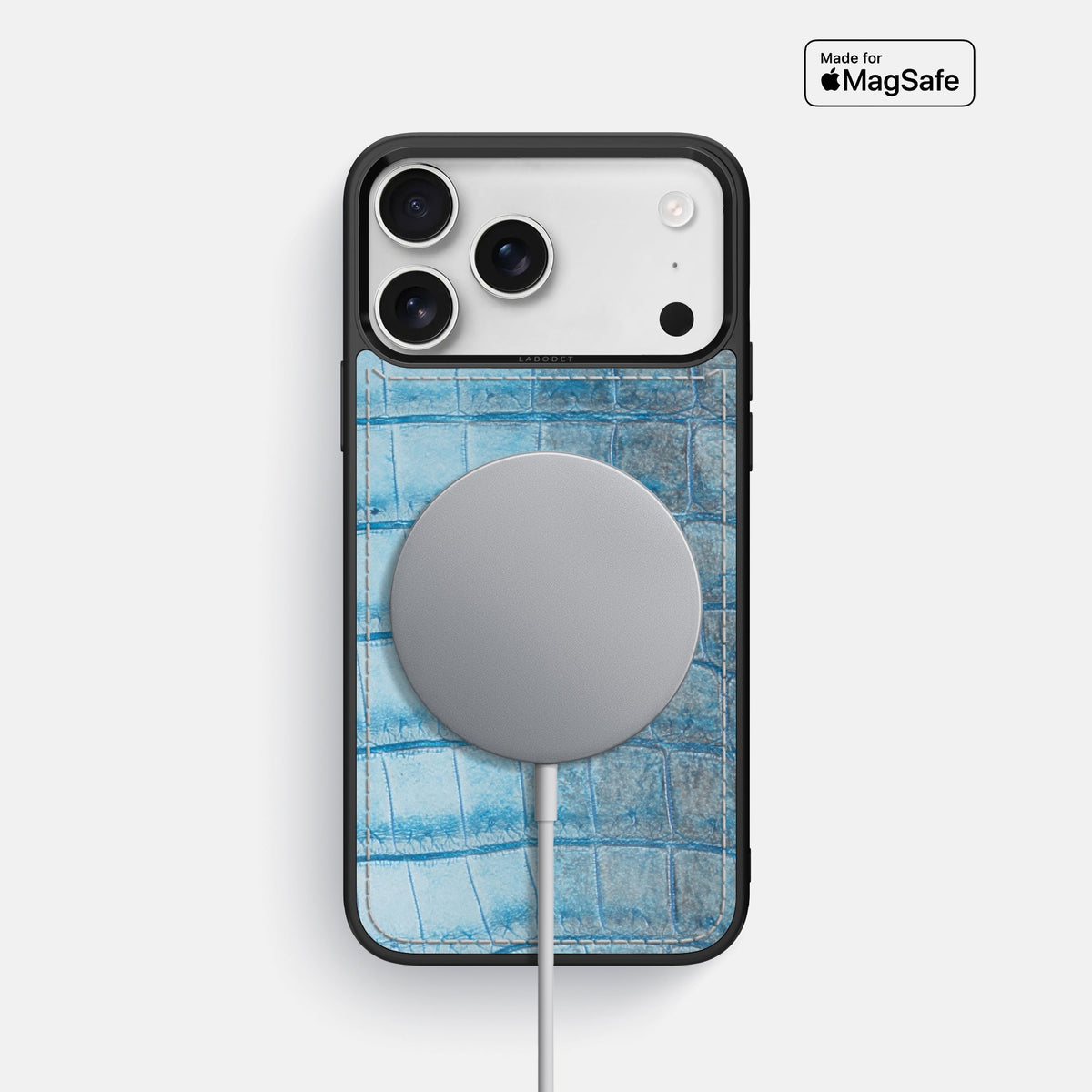 Sport Case For iPhone 18 Pro Max In Himalayan Crocodile -5 | Ice-Blue