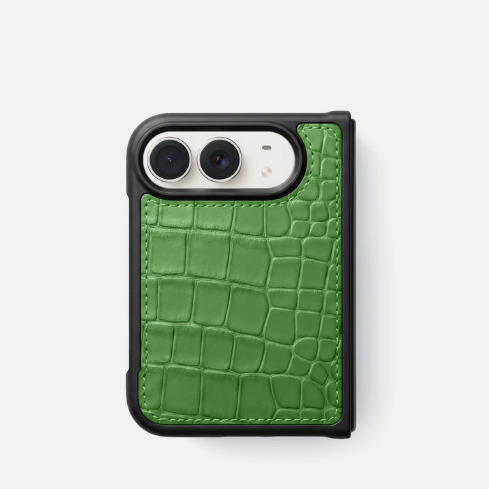 Sport Case For iPhone Duo In Alligator -1 | Apple-Green