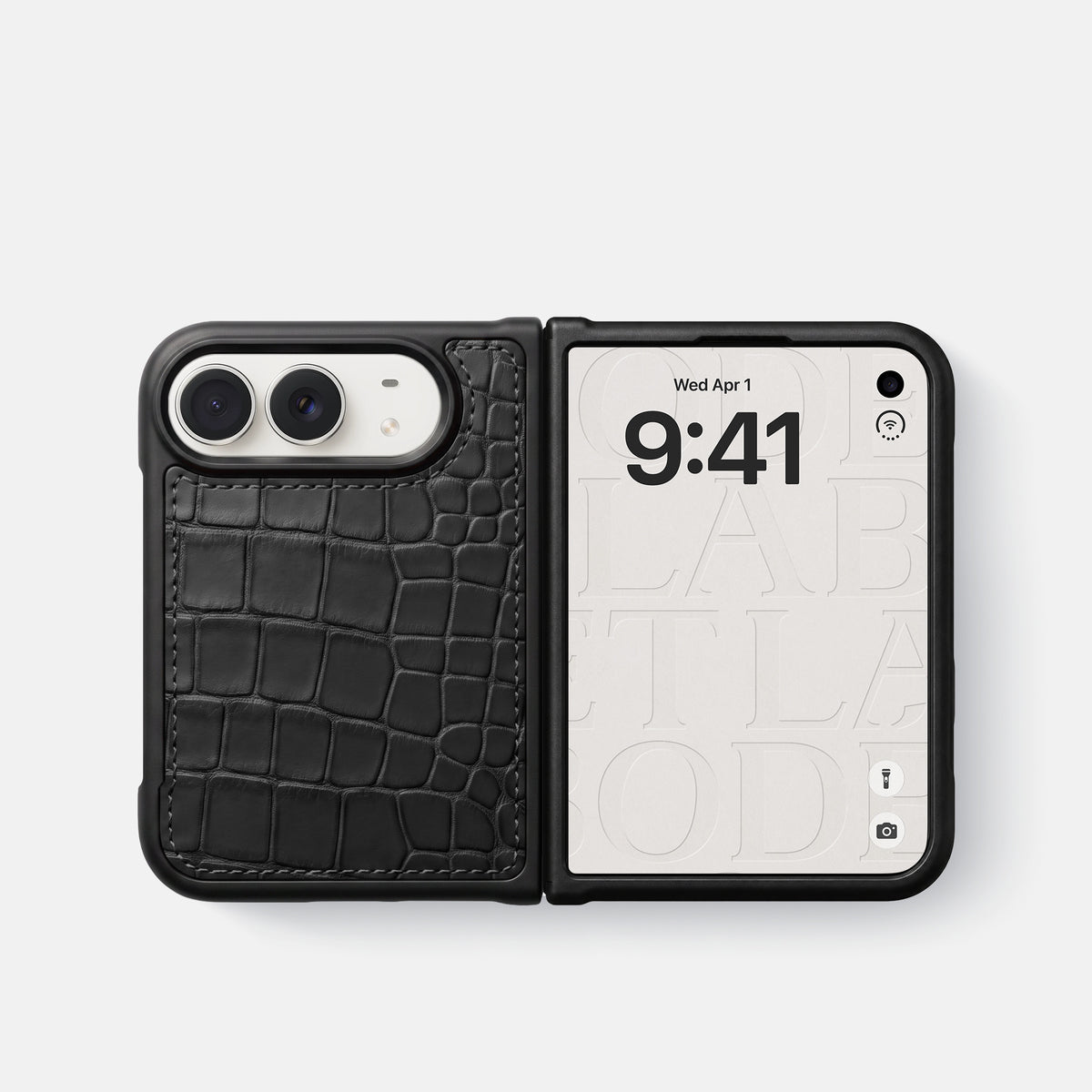 Sport Case For iPhone Duo In Alligator -4 | Black