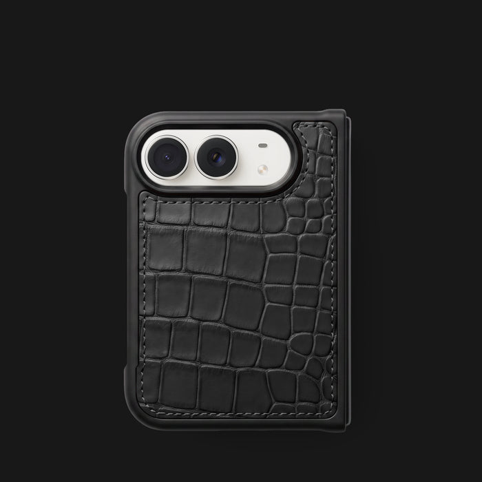 Sport Case Edition Black For iPhone Duo In Alligator -1 | Edition Black