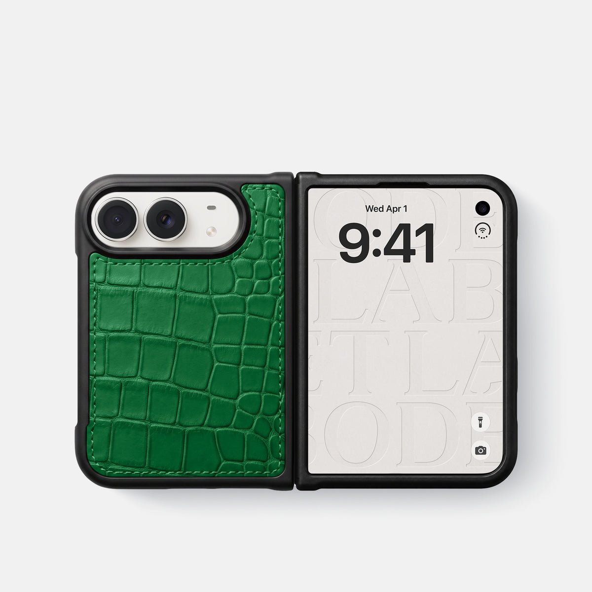 Sport Case For iPhone Duo In Alligator -4 | Forest-Green