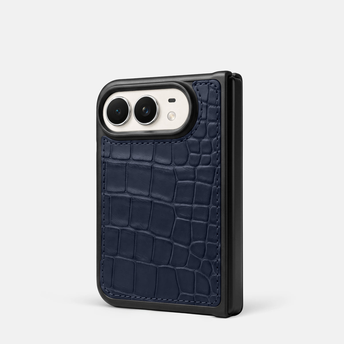 Sport Case For iPhone Duo In Alligator -3 | Navy-Blue
