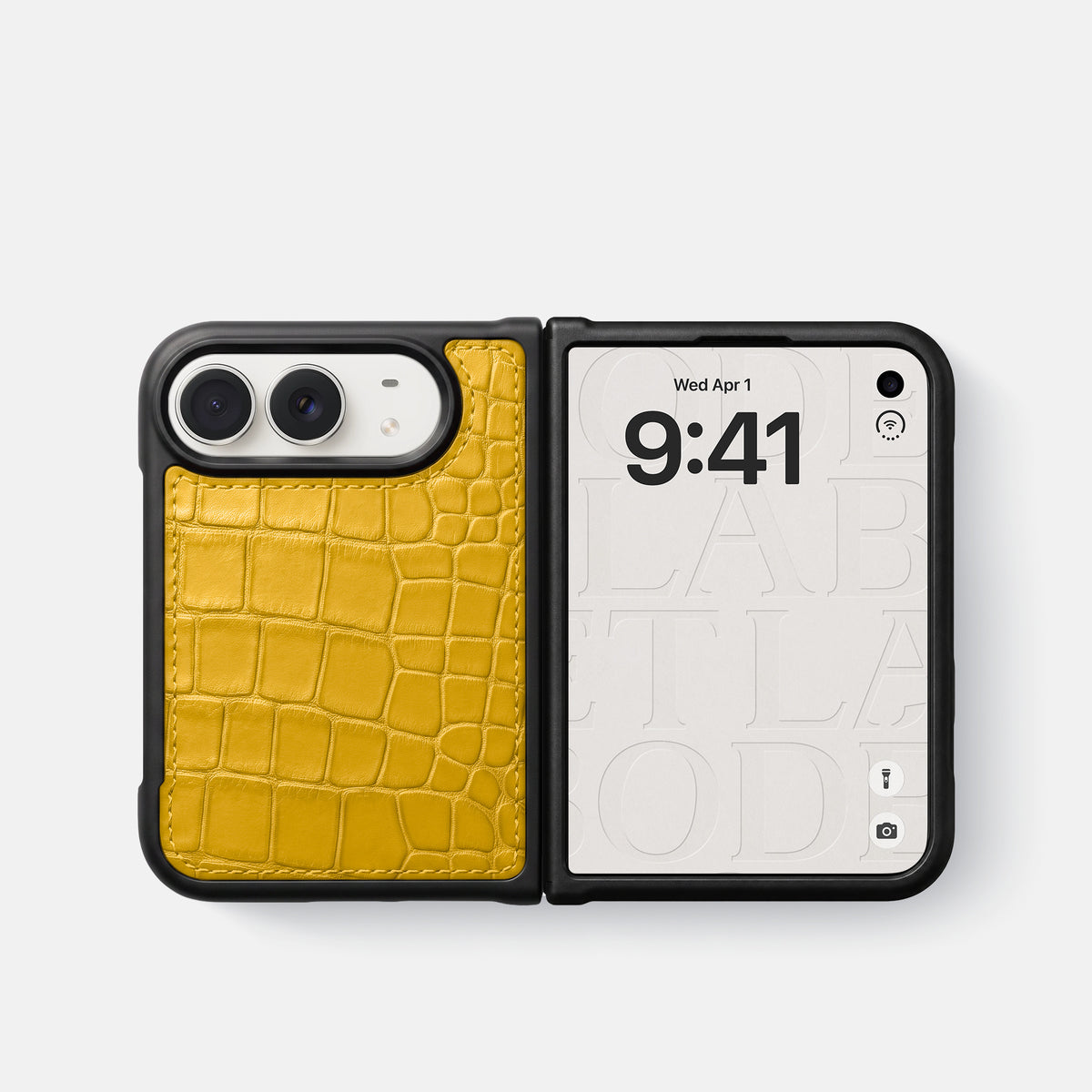 Sport Case For iPhone Duo In Alligator -4 | Yellow