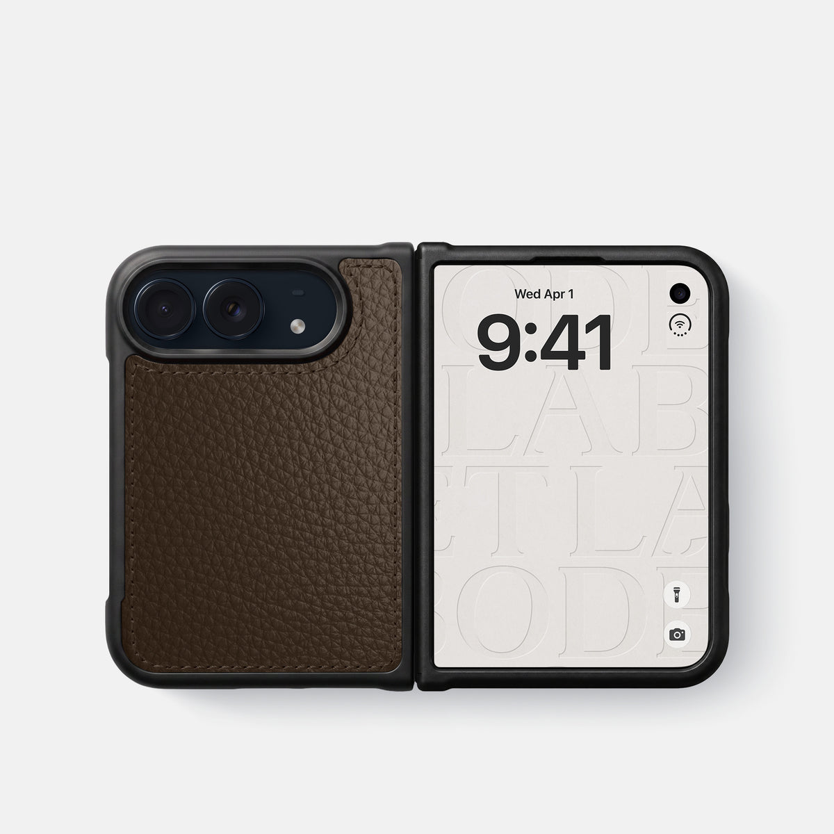 Sport Case For iPhone Duo In Calf -4 | Dark-Brown