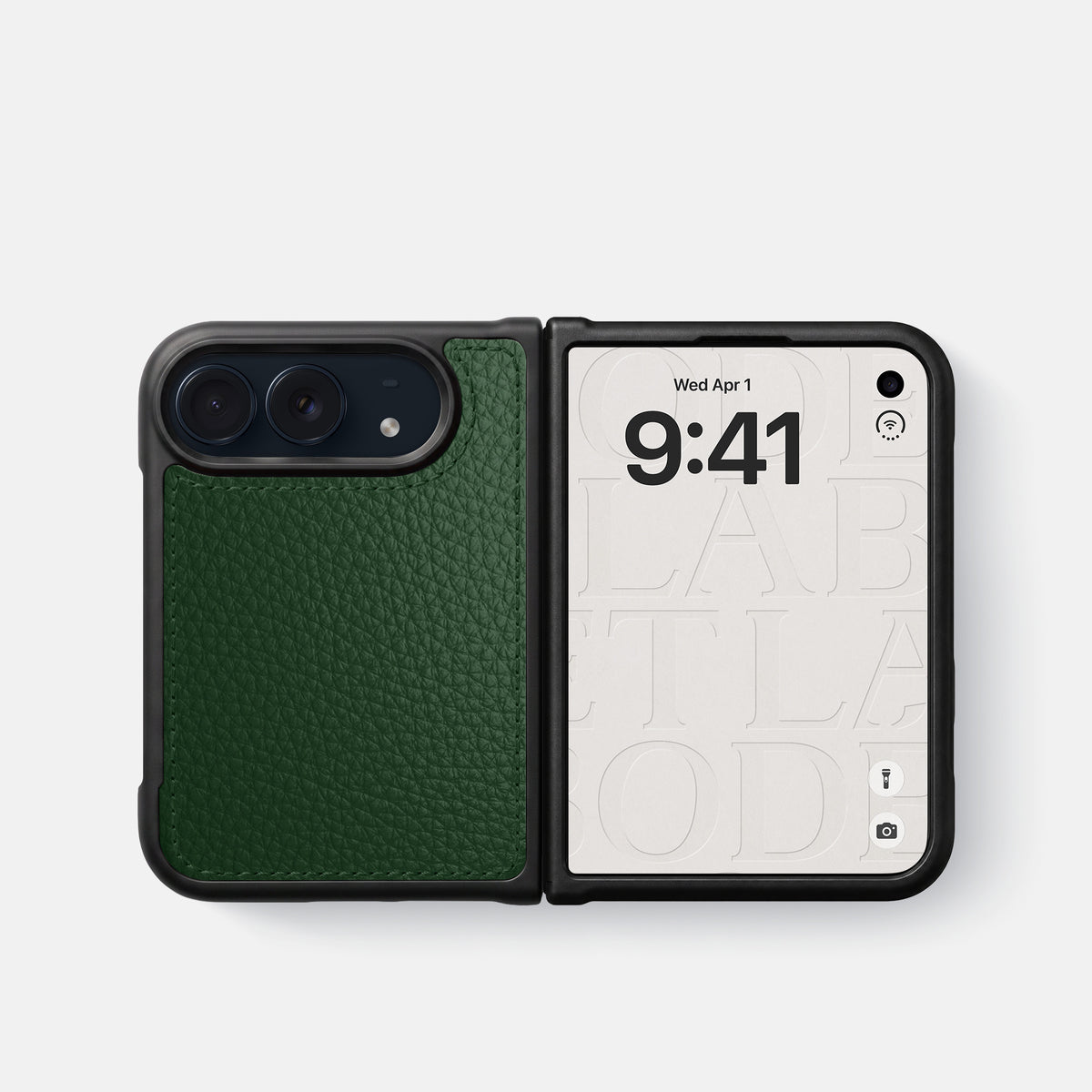 Sport Case For iPhone Duo In Calf -4 | Dark-Green