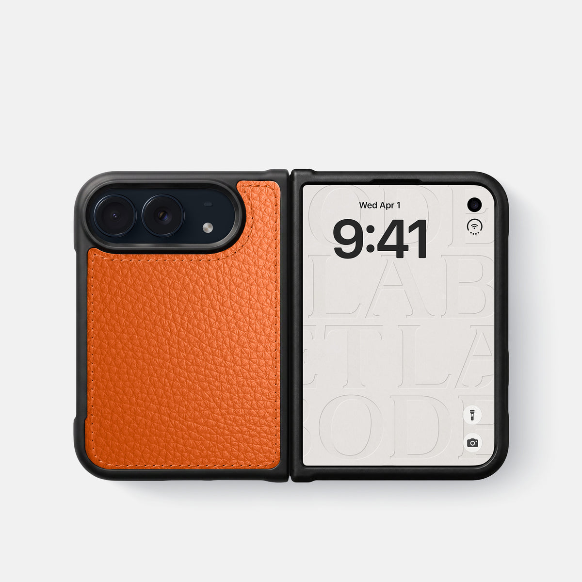 Sport Case For iPhone Duo In Calf -4 | Orange