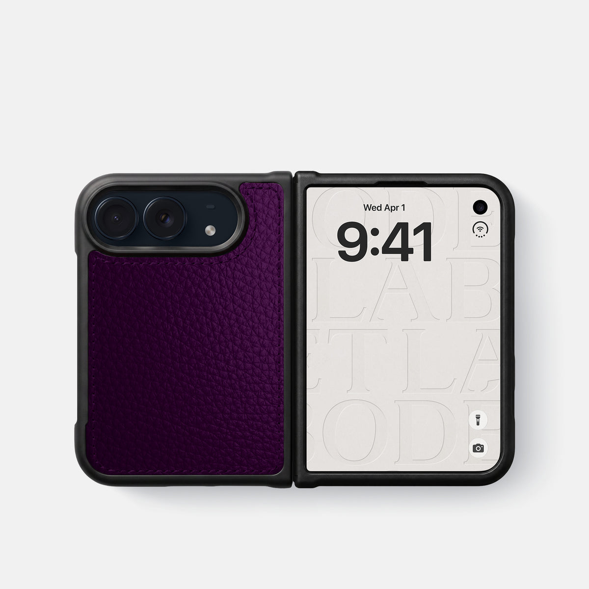 Sport Case For iPhone Duo In Calf -4 | Violet