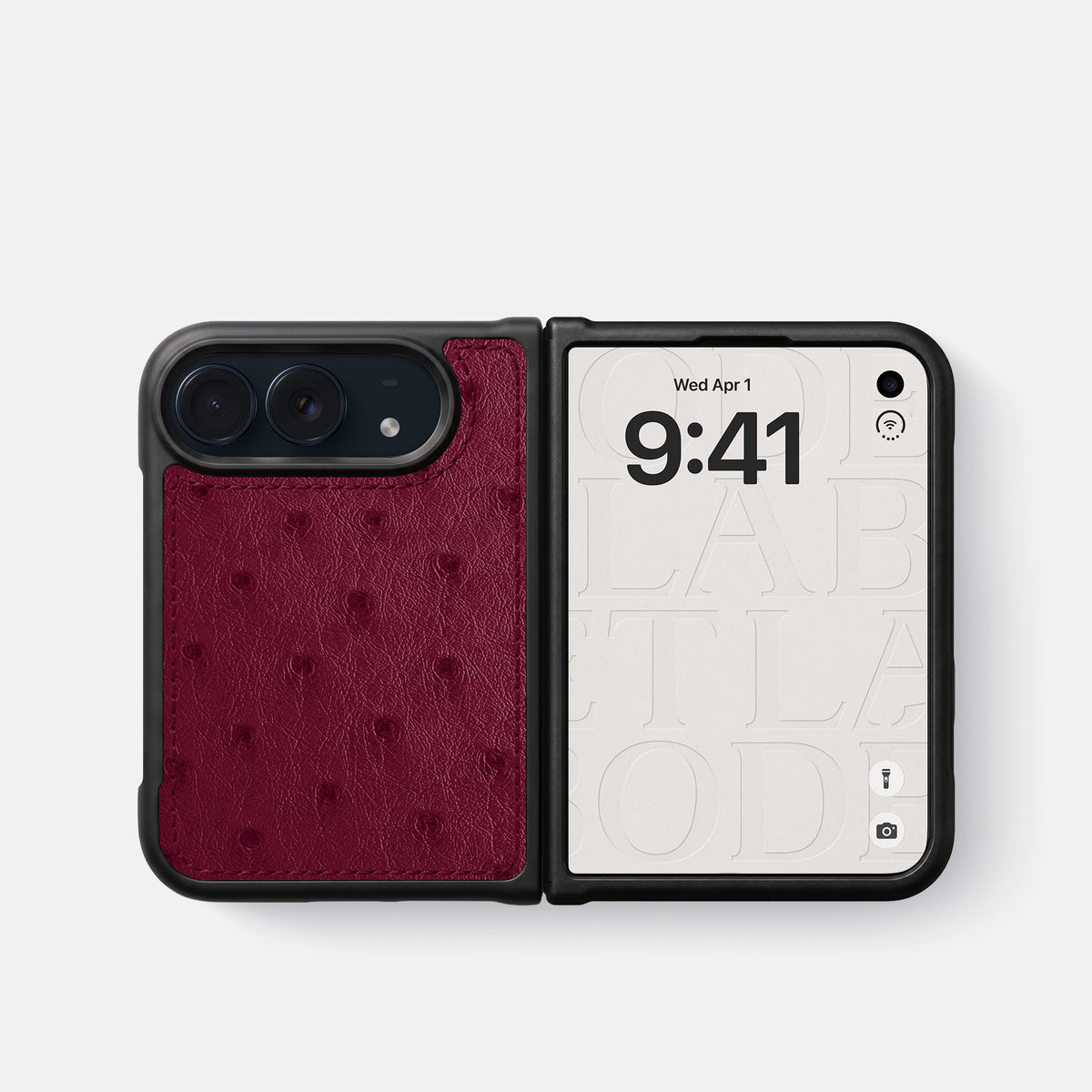 Sport Case For iPhone Duo In Ostrich -4 | Bordeaux
