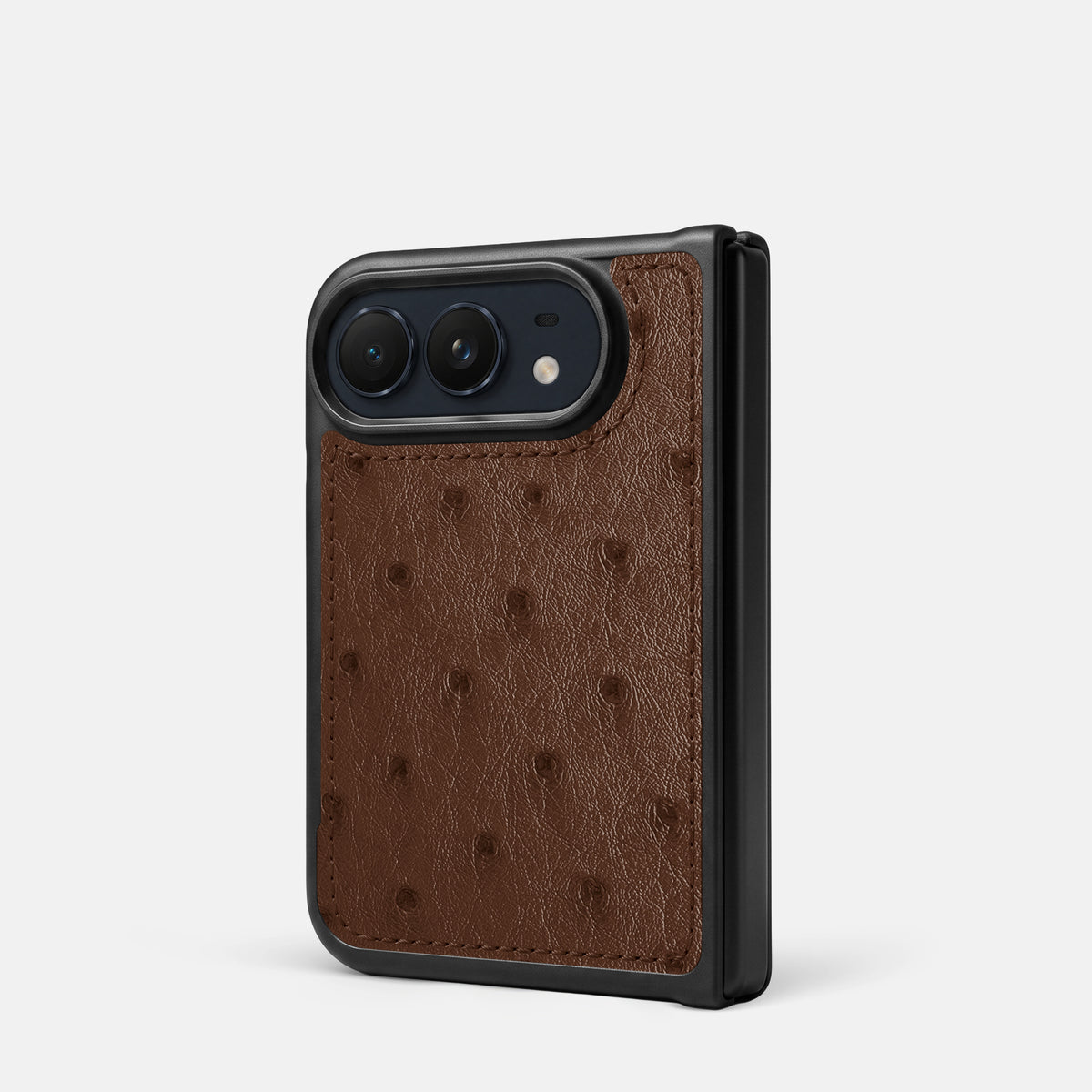 Sport Case For iPhone Duo In Ostrich -3 | Chocolate
