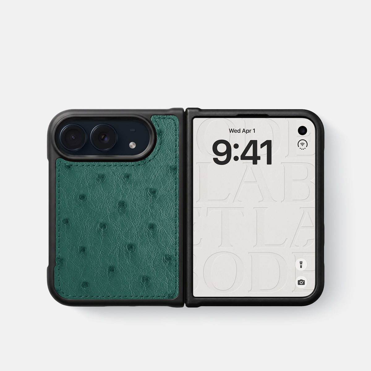 Sport Case For iPhone Duo In Ostrich -4 | Forest-Green