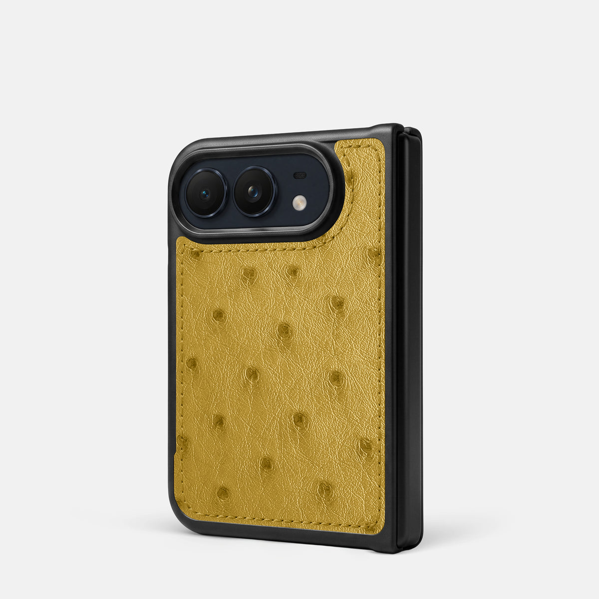Sport Case For iPhone Duo In Ostrich -3 | Gold