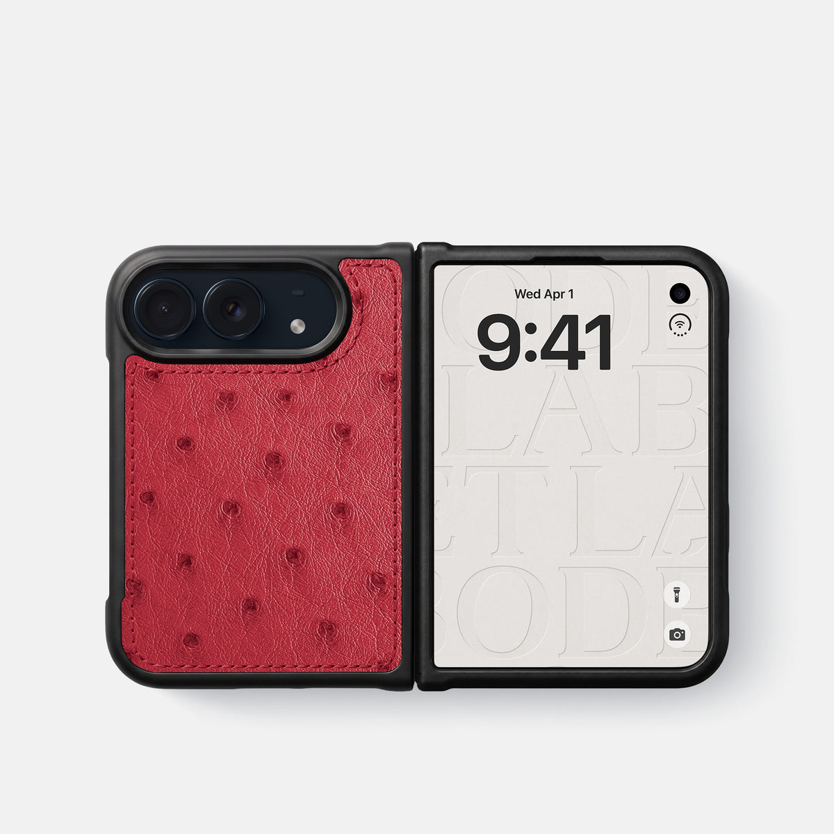 Sport Case For iPhone Duo In Ostrich -4 | Red