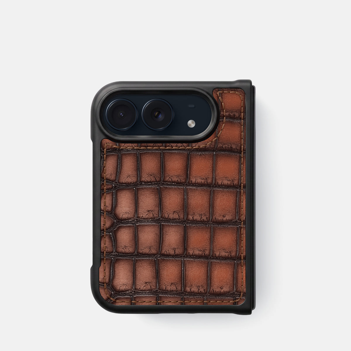 Sport Case For iPhone Duo In Patina Alligator -1 | Baobab