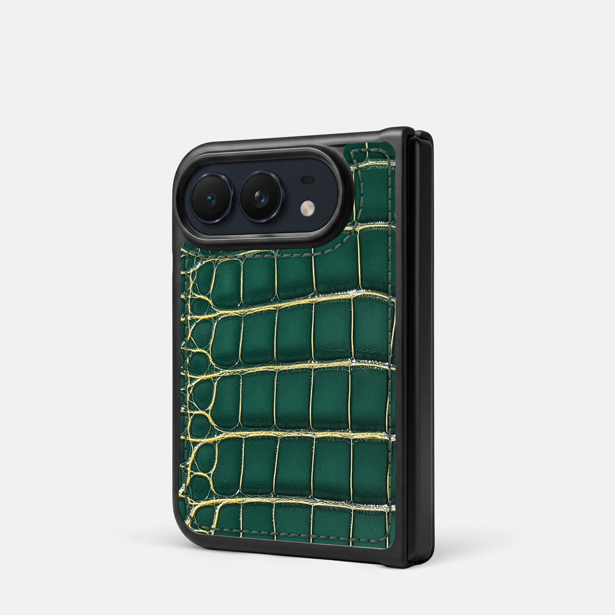 Sport Case For iPhone Duo In Patina Alligator -3 | Cambridge