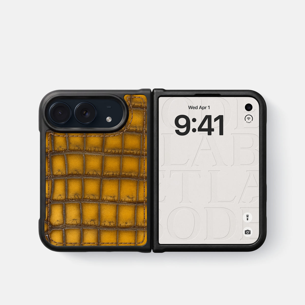 Sport Case For iPhone Duo In Patina Alligator -4 | Sydney