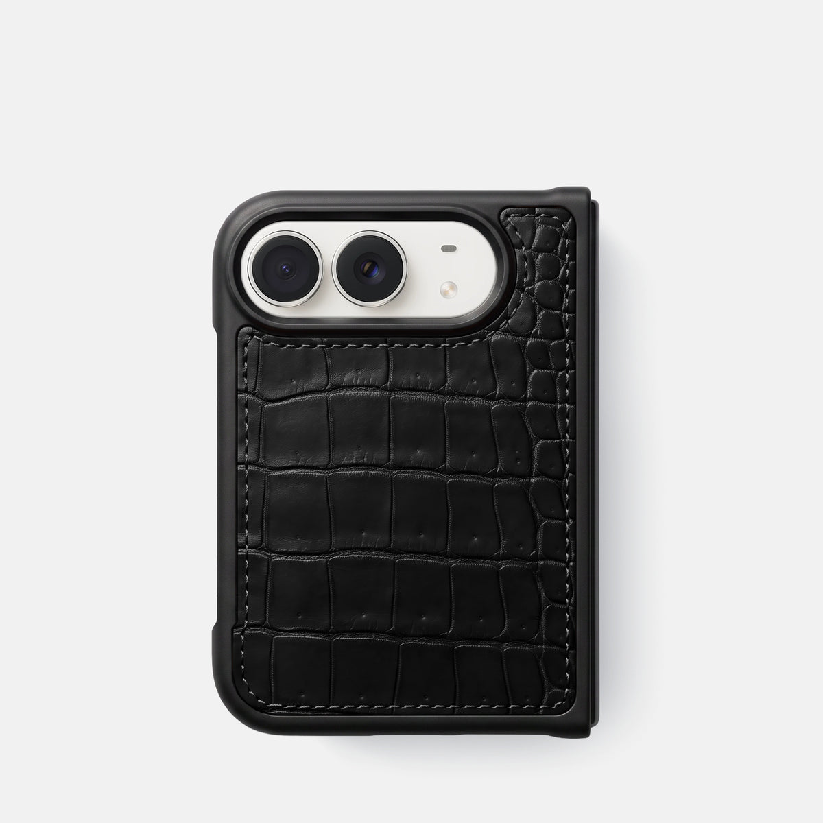 Sport Case For iPhone Duo In Porosus Crocodile -1 | Black