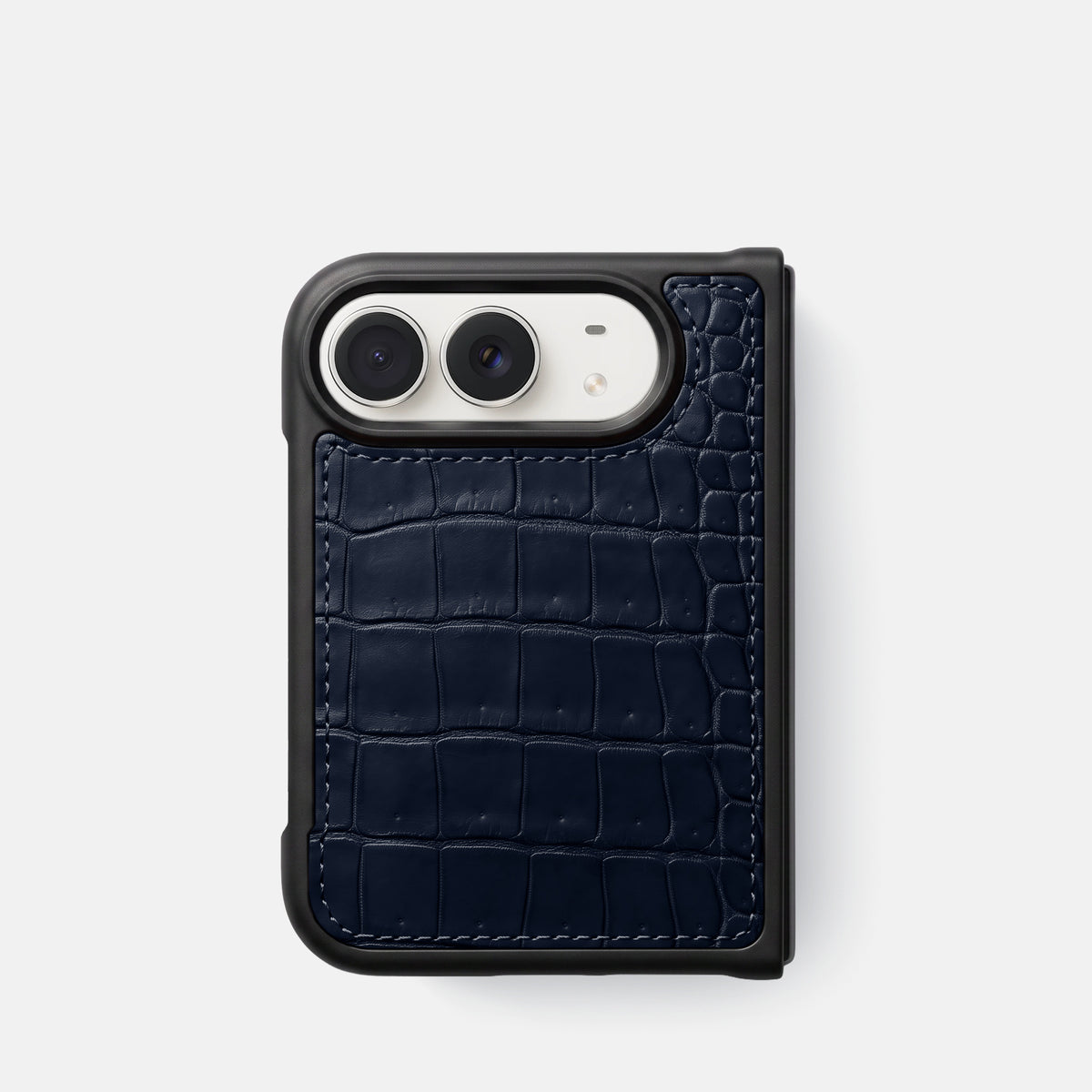 Sport Case For iPhone Duo In Porosus Crocodile -1 | Deep-Blue-Sea