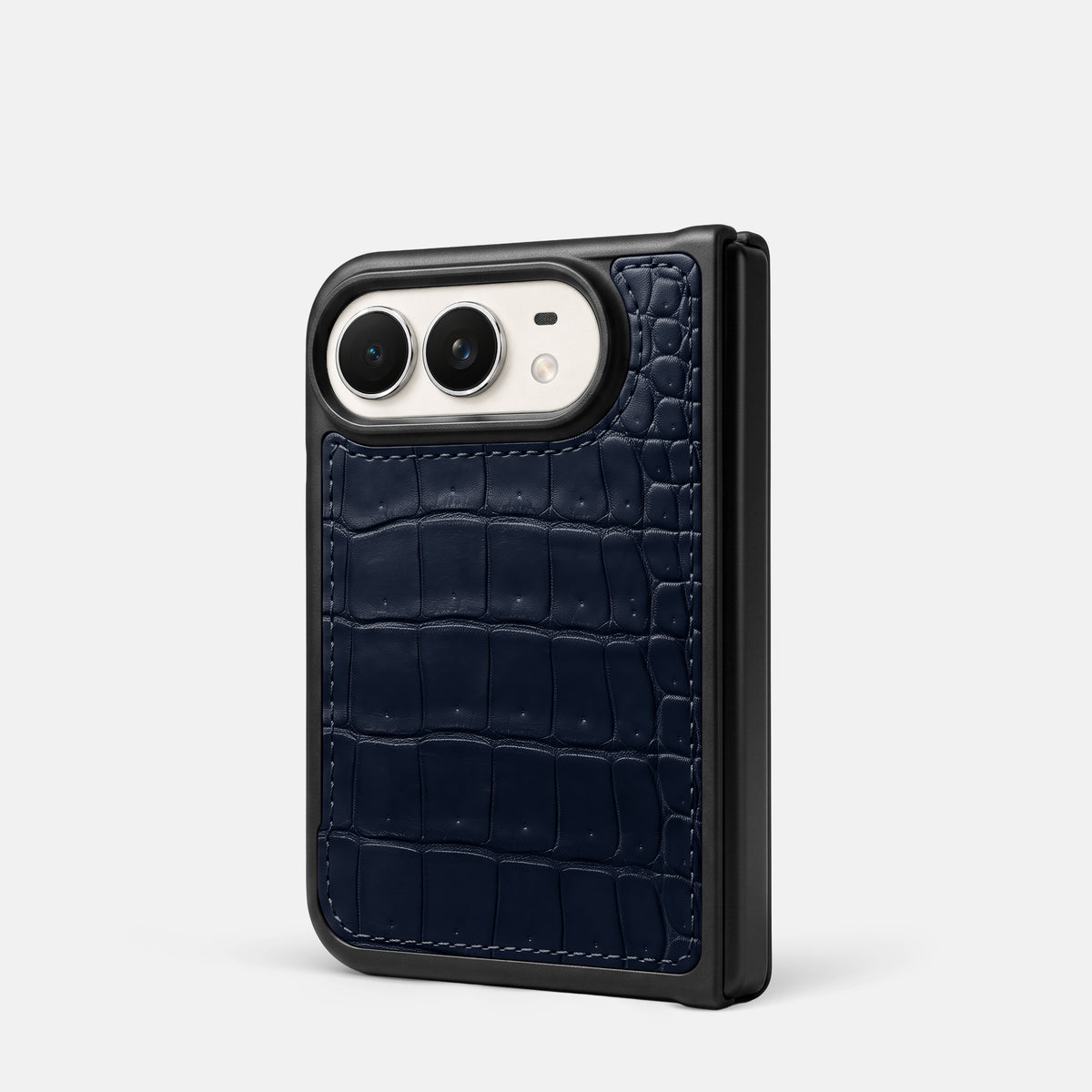 Sport Case For iPhone Duo In Porosus Crocodile -3 | Deep-Blue-Sea