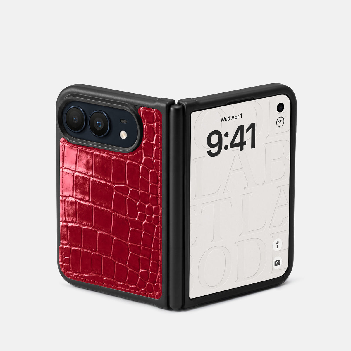 Sport Case For iPhone Duo In Shiny Alligator -2 | Cherry