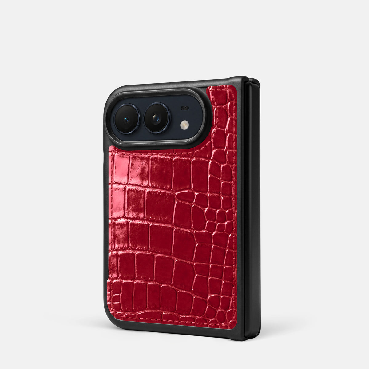Sport Case For iPhone Duo In Shiny Alligator -3 | Cherry