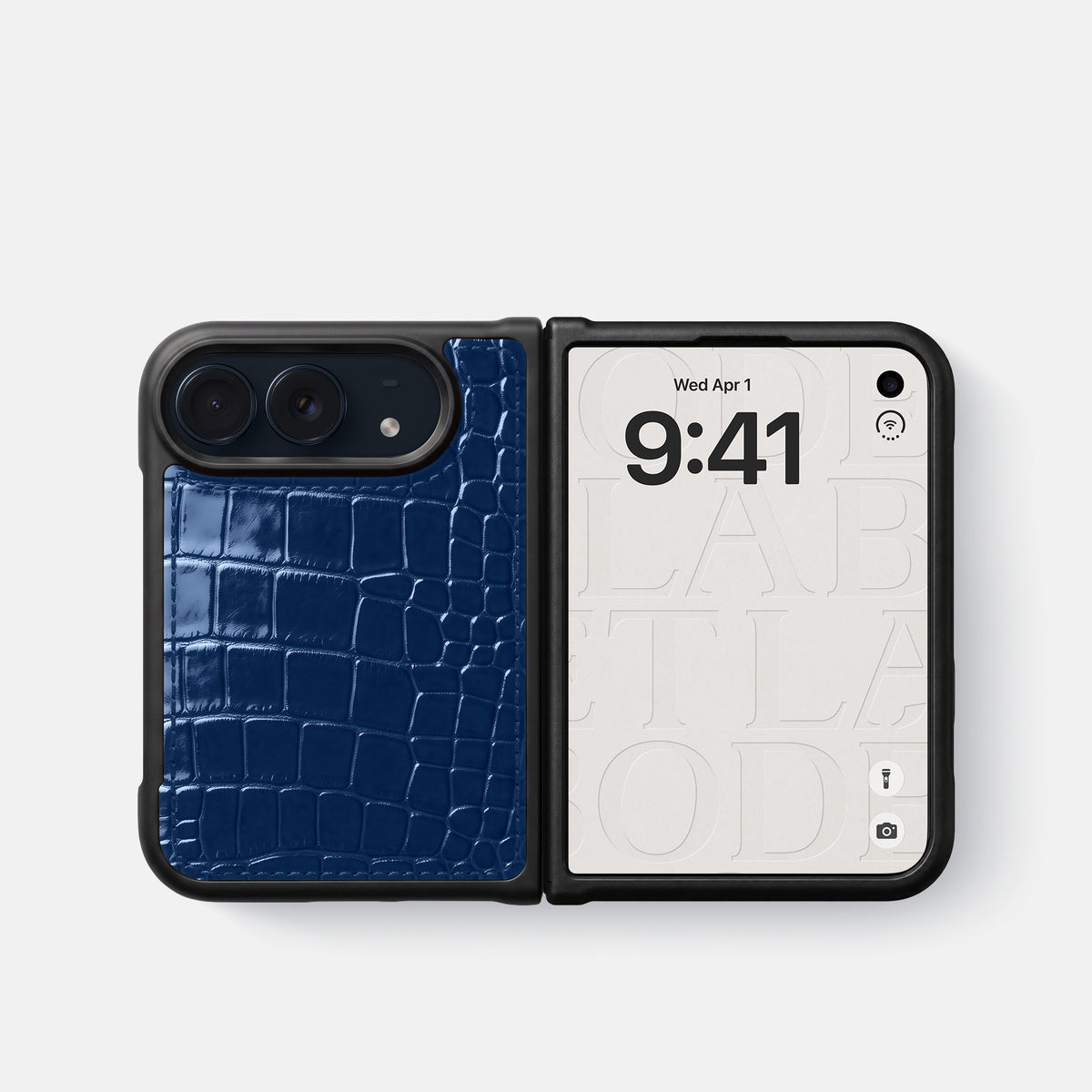 Sport Case For iPhone Duo In Shiny Alligator -4 | Mediterranean