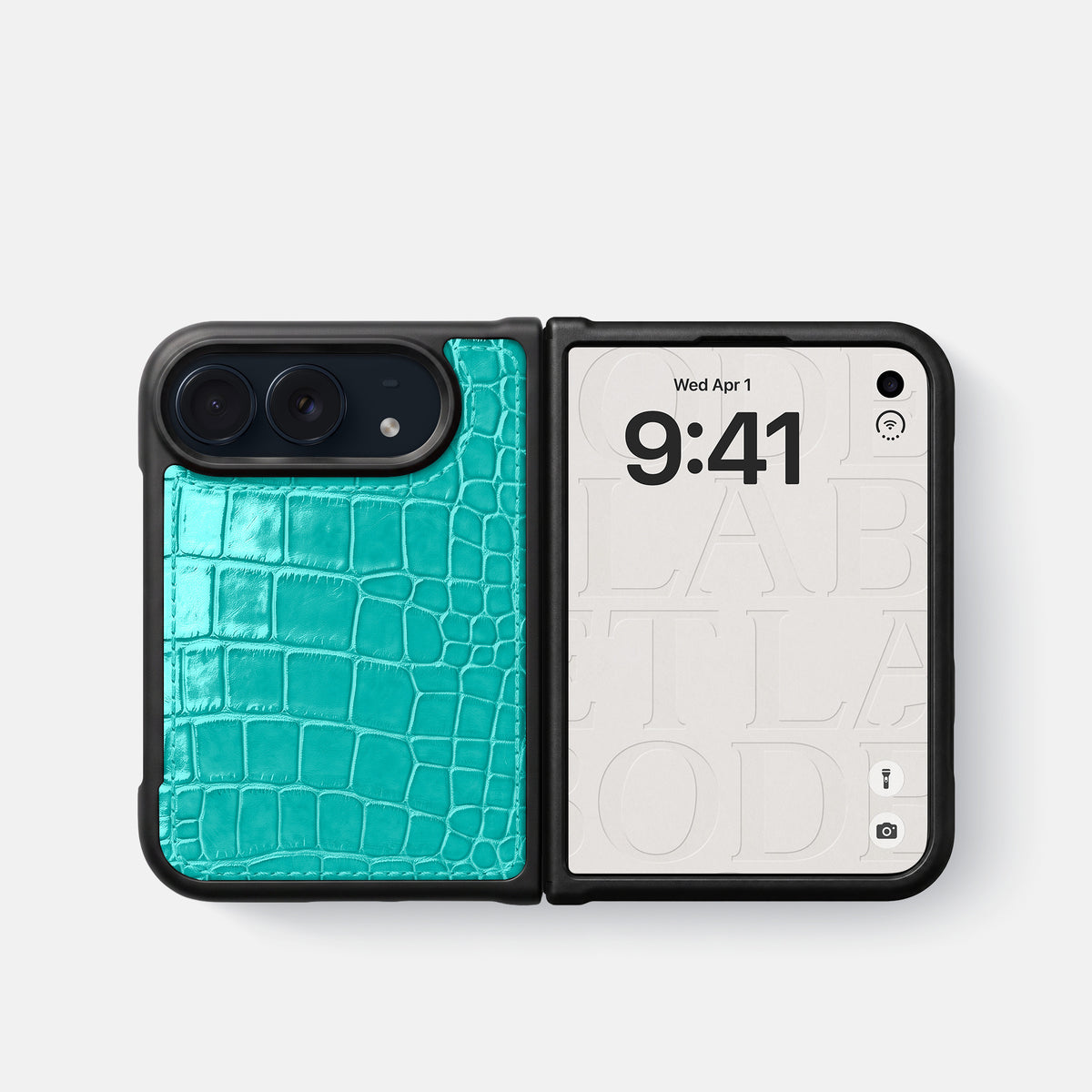 Sport Case For iPhone Duo In Shiny Alligator -4 | Mint