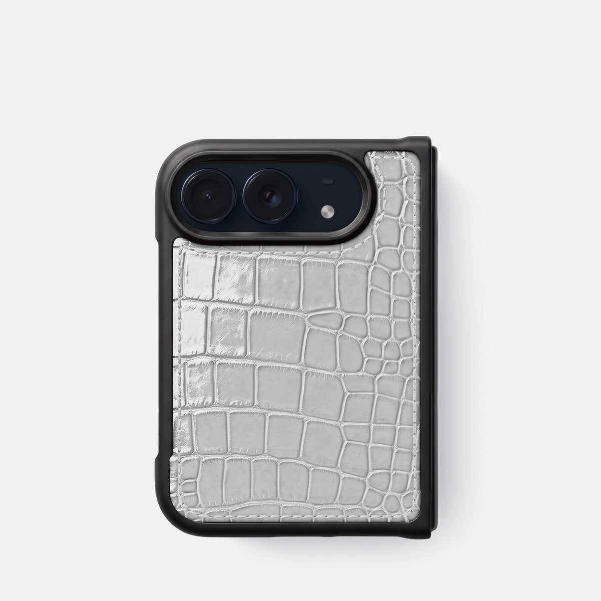Sport Case For iPhone Duo In Shiny Alligator -1 | White