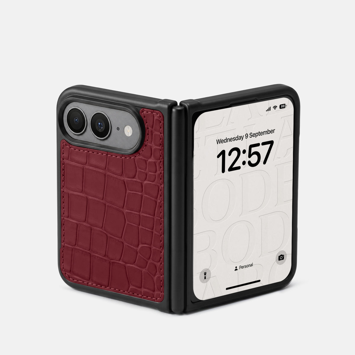 Sport Case For iPhone Ultra In Alligator -2 | Burgundy