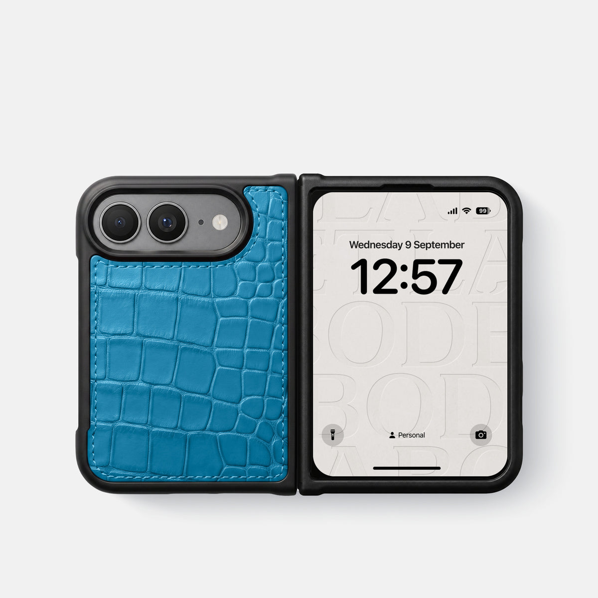 Sport Case For iPhone Ultra In Alligator -4 | Curaçao-Blue