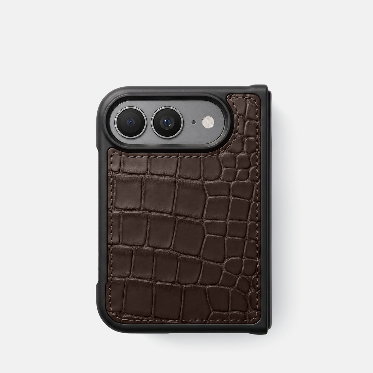 Sport Case For iPhone Ultra In Alligator -1 | Dark-Brown