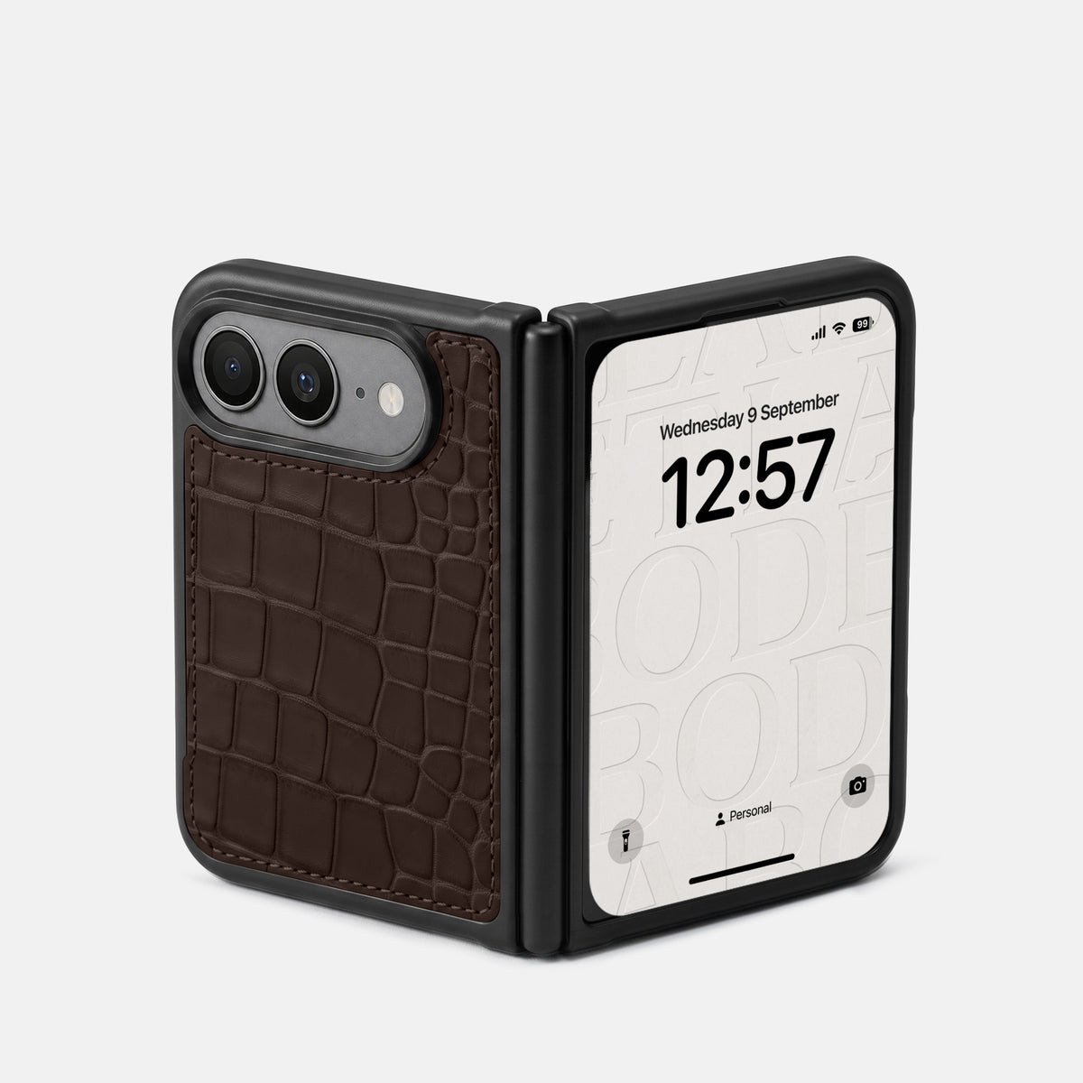 Sport Case For iPhone Ultra In Alligator -2 | Dark-Brown