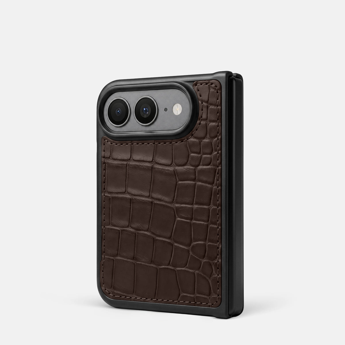 Sport Case For iPhone Ultra In Alligator -3 | Dark-Brown