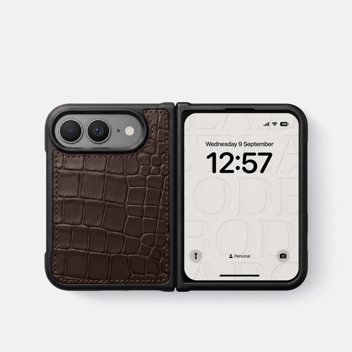 Sport Case For iPhone Ultra In Alligator -4 | Dark-Brown