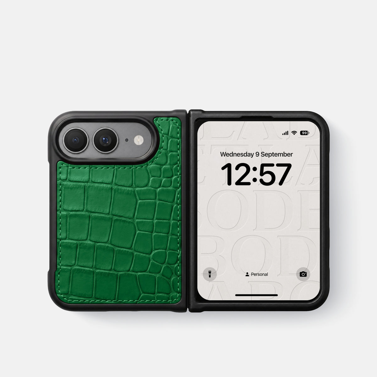 Sport Case For iPhone Ultra In Alligator -4 | Forest-Green