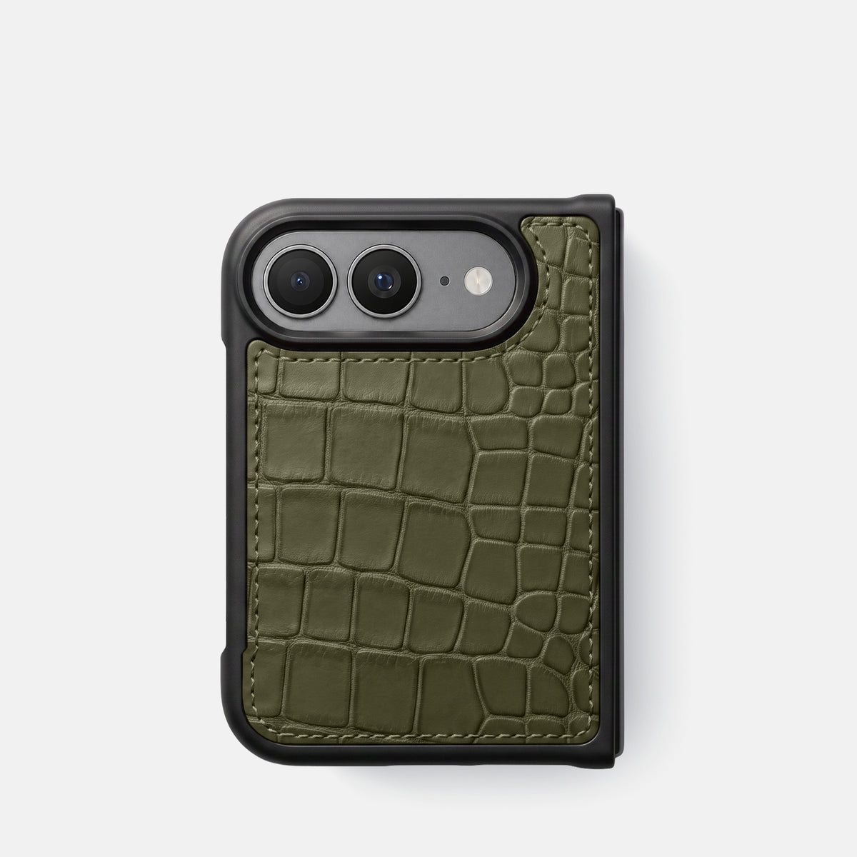 Sport Case For iPhone Ultra In Alligator -1 | Kaki-Green