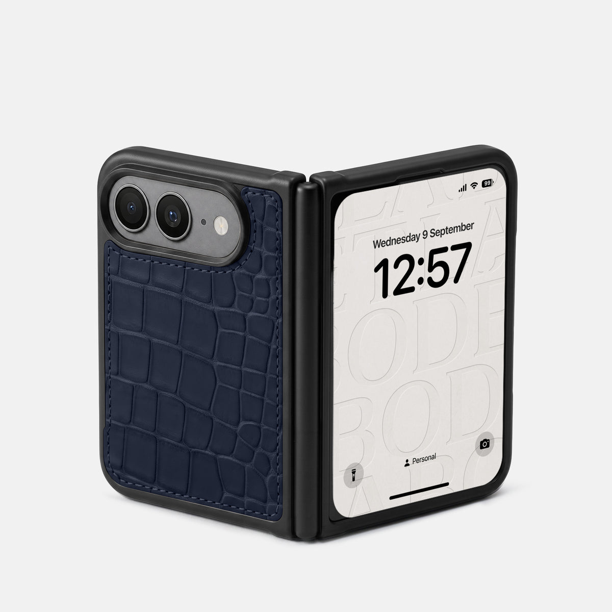 Sport Case For iPhone Ultra In Alligator -2 | Navy-Blue