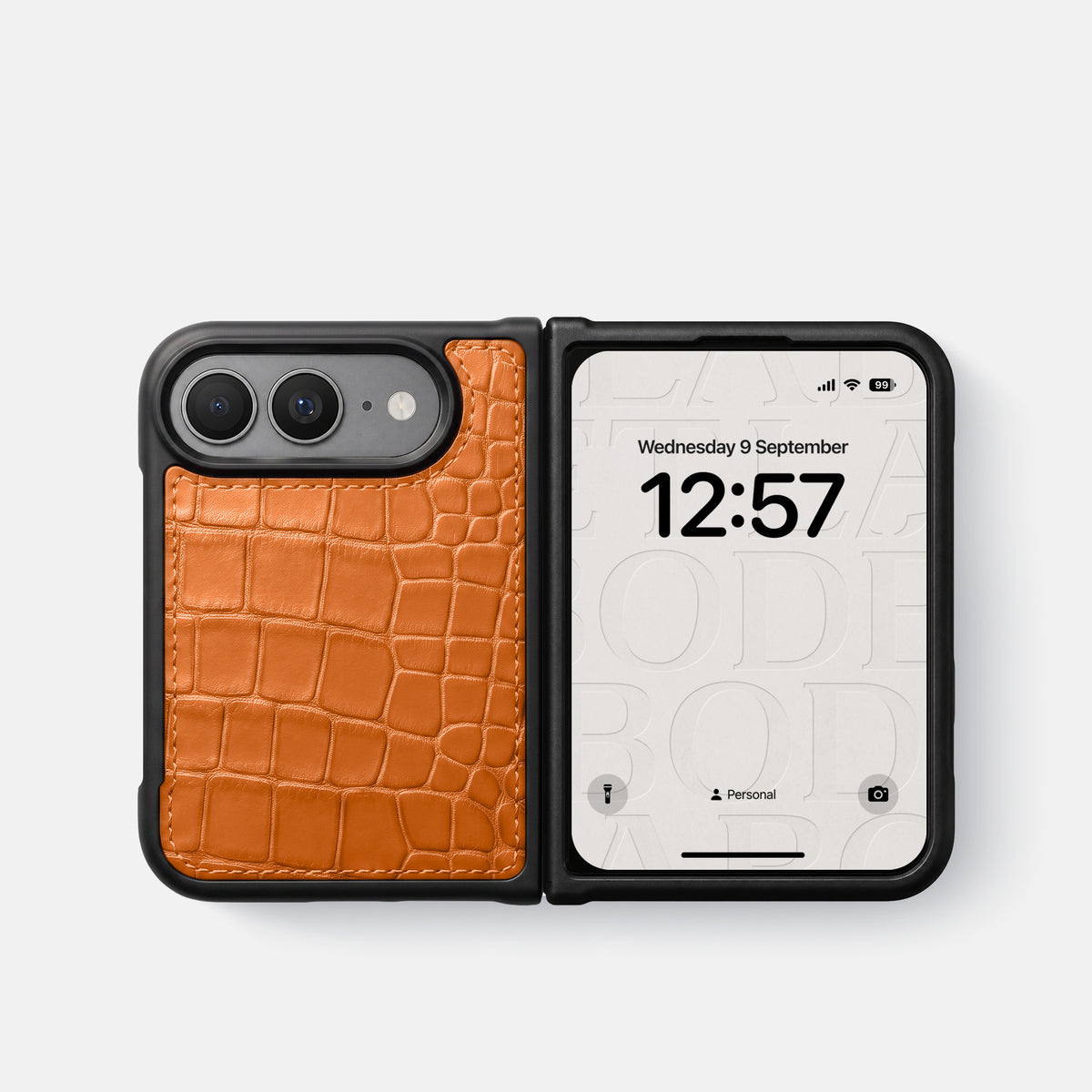 Sport Case For iPhone Ultra In Alligator -4 | Orange