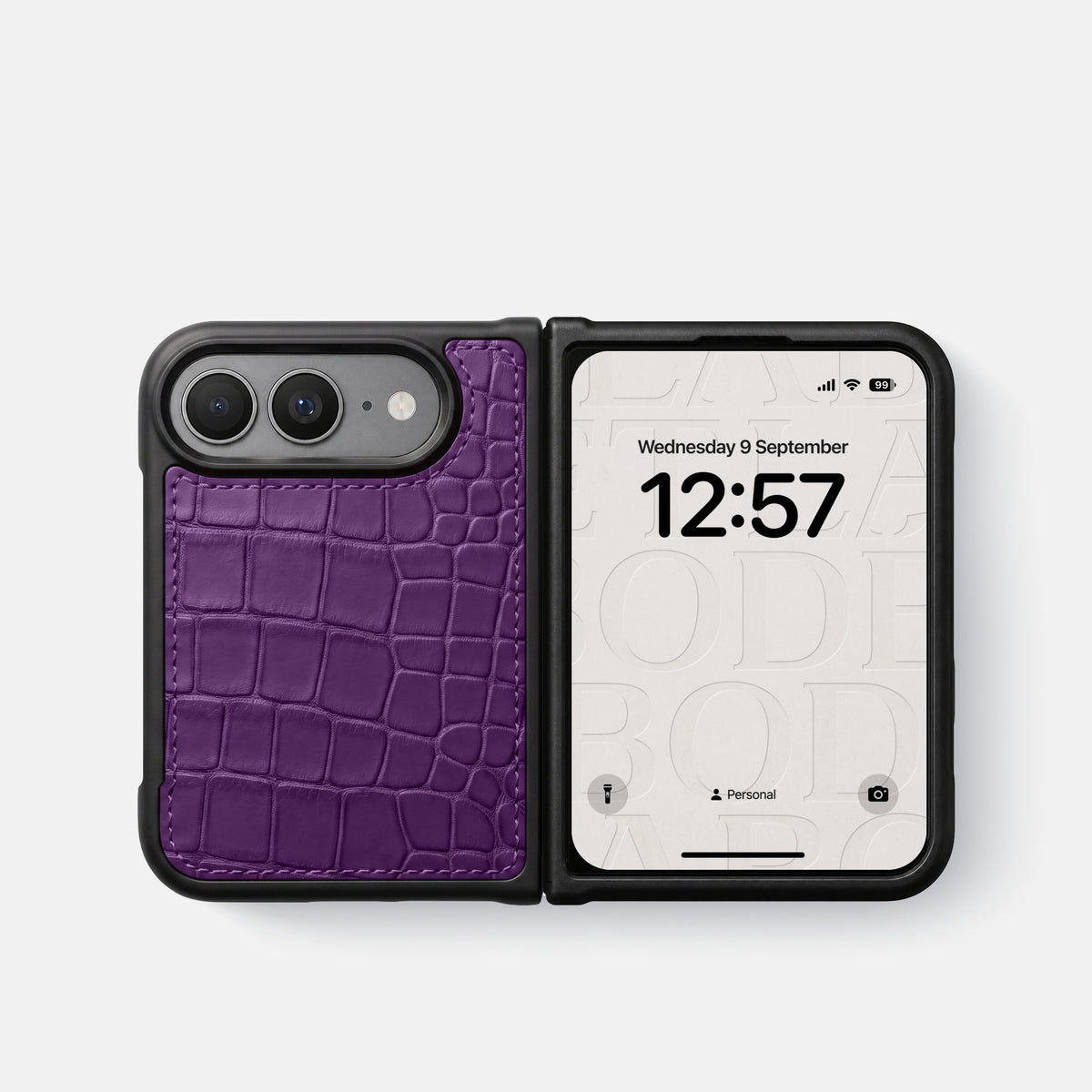 Sport Case For iPhone Ultra In Alligator -4 | Purple