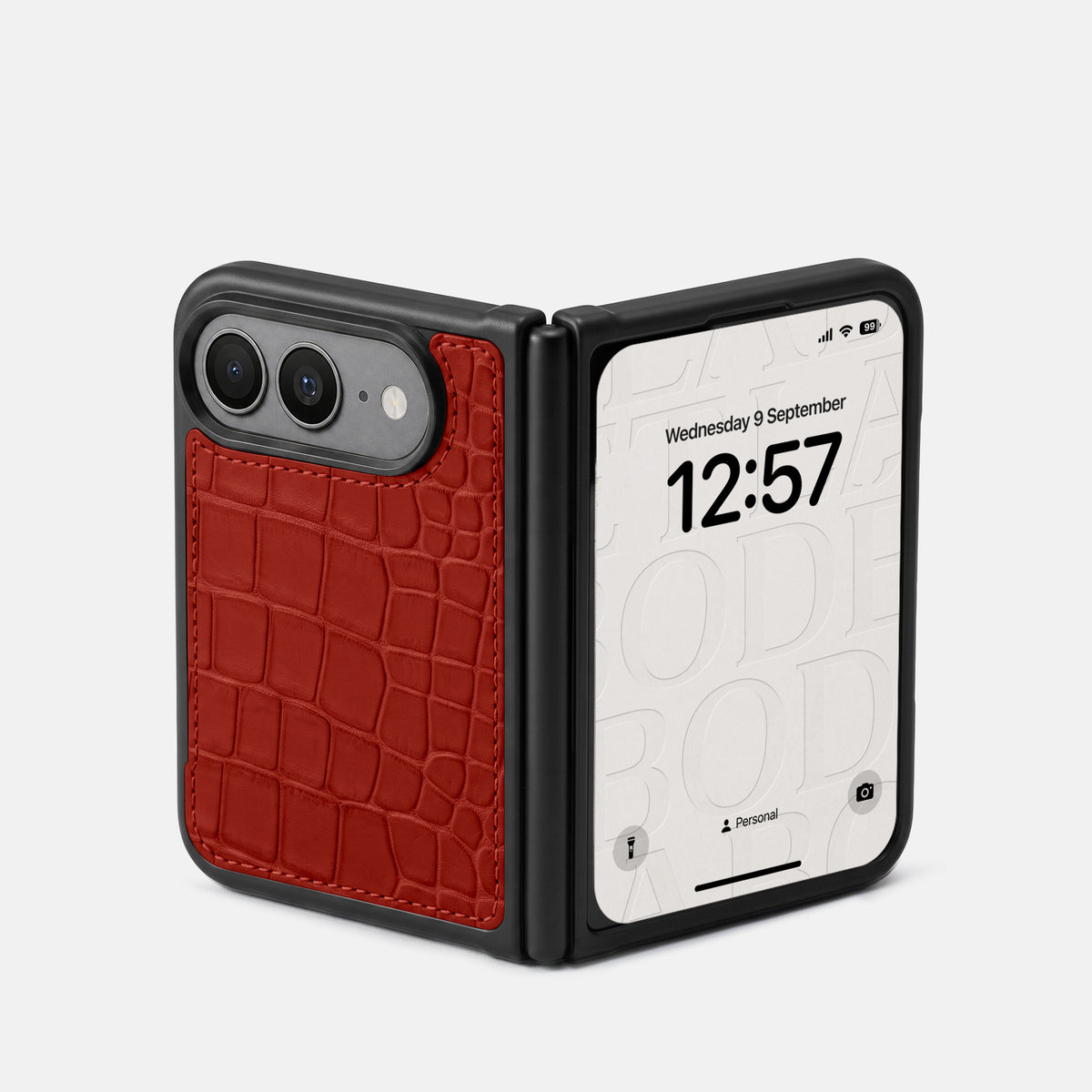 Sport Case For iPhone Ultra In Alligator -2 | Red