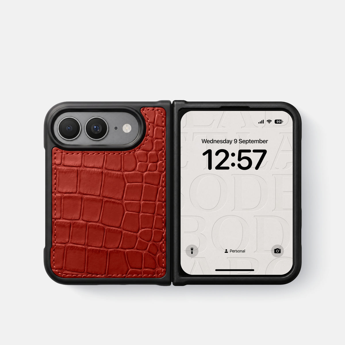 Sport Case For iPhone Ultra In Alligator -4 | Red