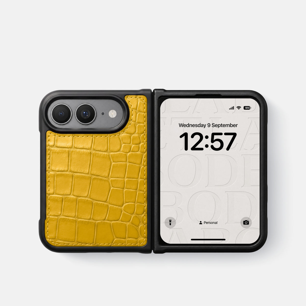 Sport Case For iPhone Ultra In Alligator -4 | Yellow