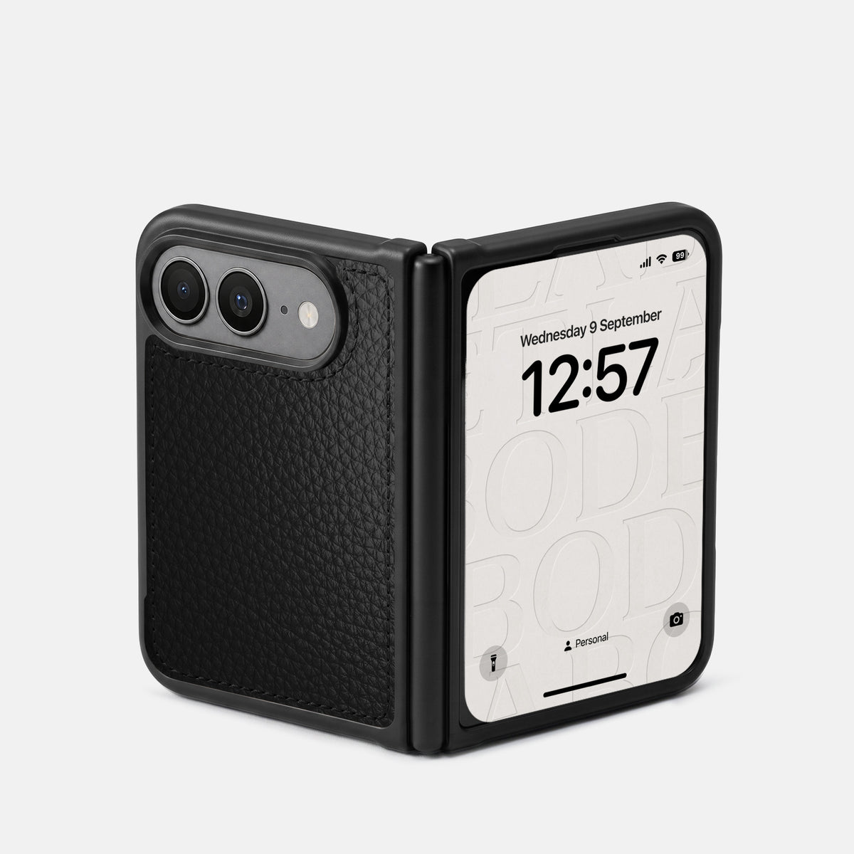 Sport Case For iPhone Duo In Calf -2 | Black