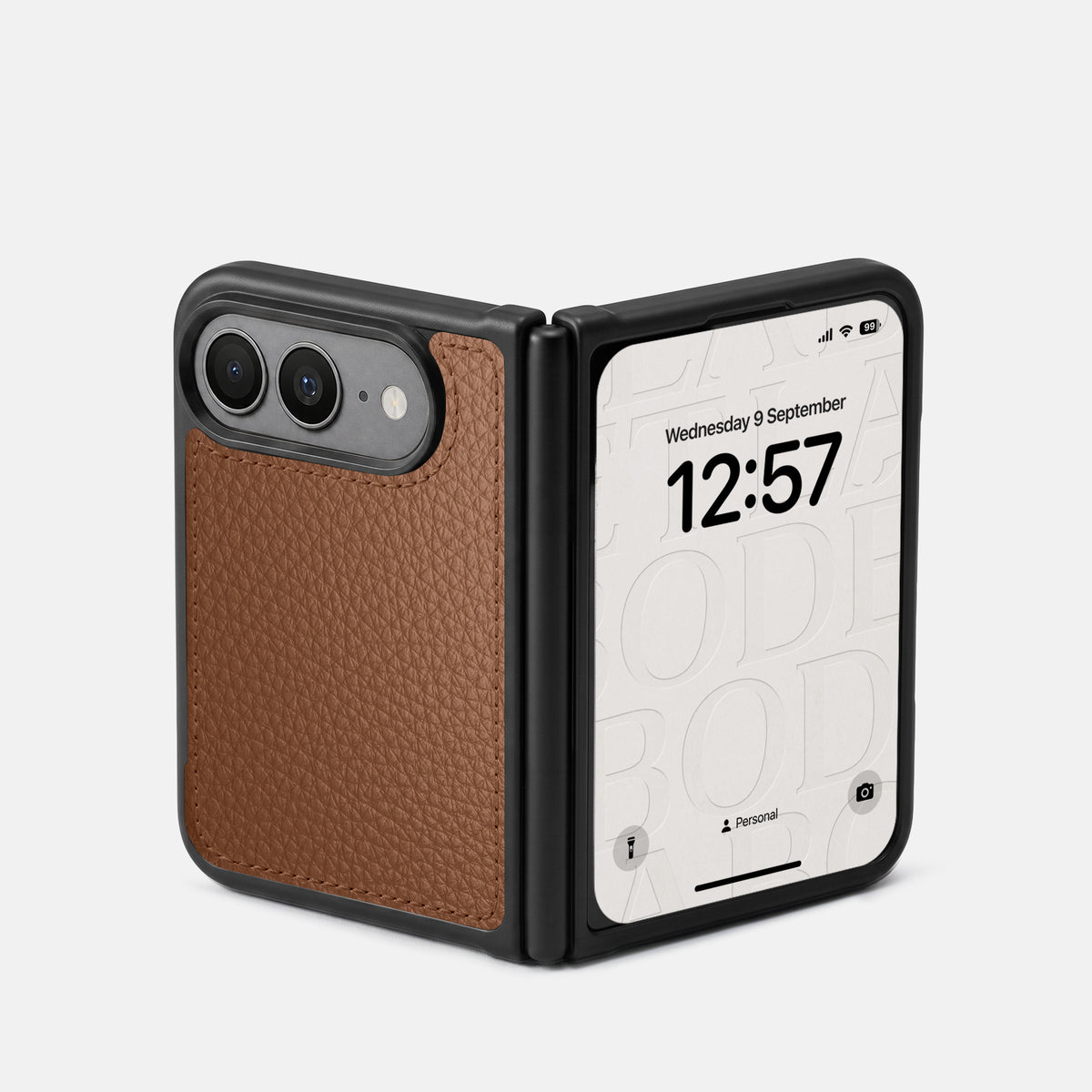 Sport Case For iPhone Duo In Calf -2 | Caramel