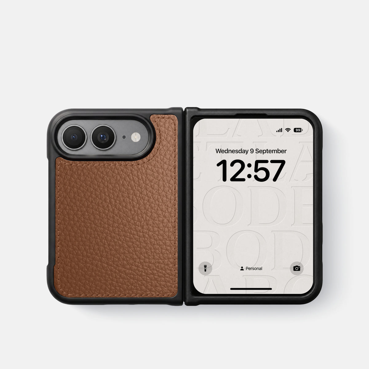 Sport Case For iPhone Duo In Calf -4 | Caramel