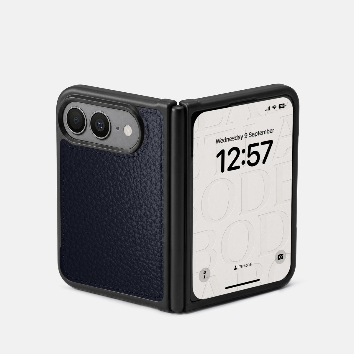 Sport Case For iPhone Duo In Calf -2 | Marine