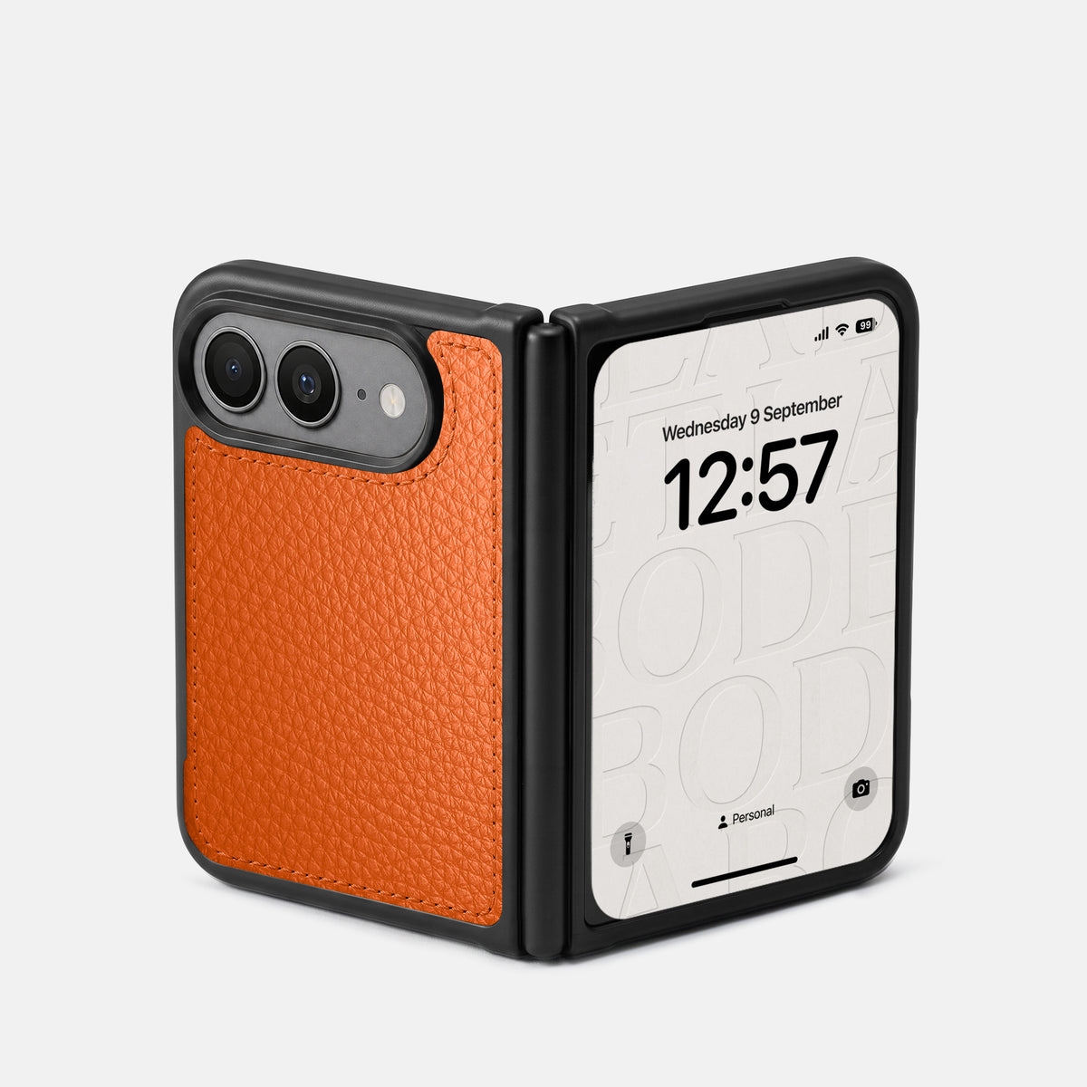 Sport Case For iPhone Duo In Calf -2 | Orange
